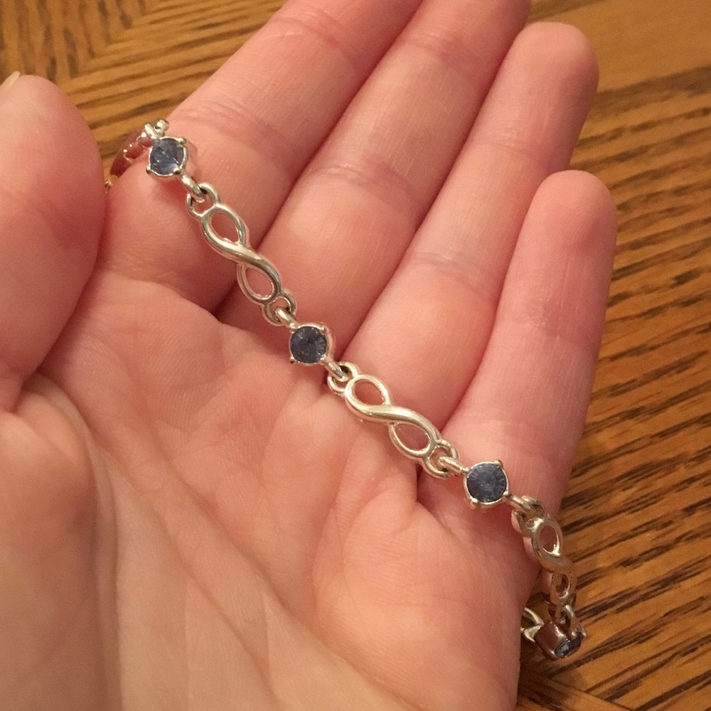 “Infinity” Blue And Silver Bracelet - image 2